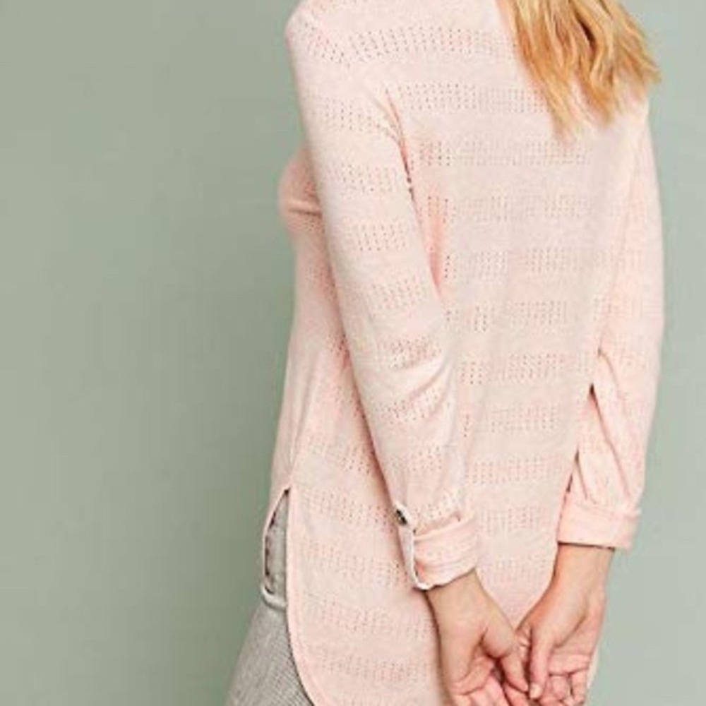 Anthropologie Akemi + Kim Pointelle Sweater